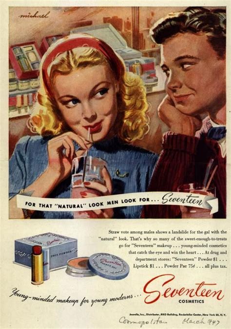 The Classy Ladys Guide To Being A 20th Century Sexpert Vintage Makeup Ads Vintage Ads