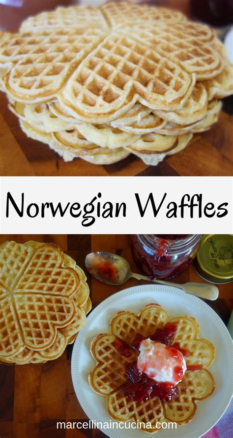 Norwegian Waffles Heart Shaped Waffles Artofit