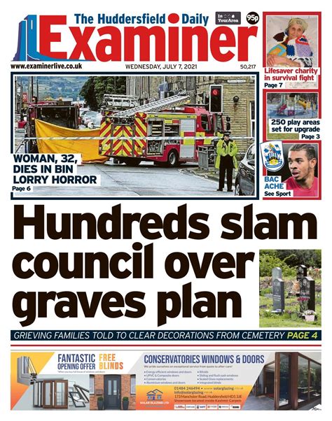 Huddersfield Examiner 2021 07 07