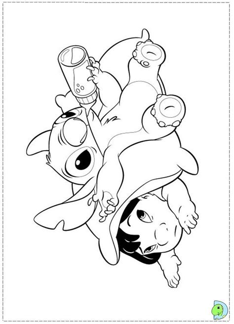 This coloring sheet features ariel in her human form. coloriage lilo et stitch | Stitch coloring pages, Disney ...