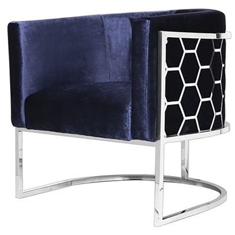 Amber In Royal Blue Accent Chair Ac758 Elite Furniture Rental