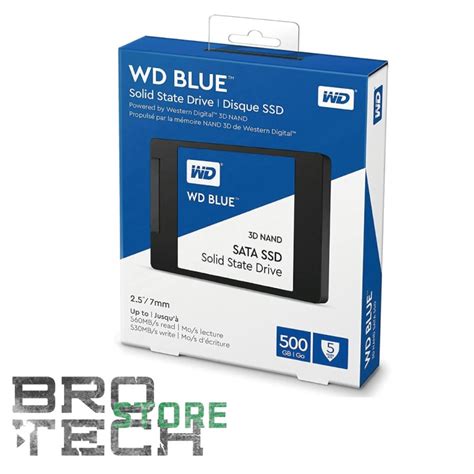 Ssd 25 Western Digital Wds500g2b0a Wd Blue 500gb Sata Iii 3d Nand 7 Mm