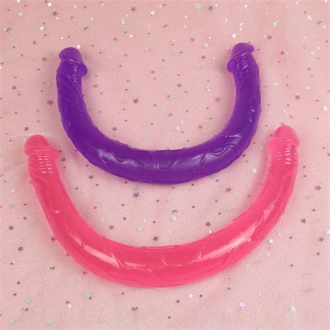 Double Ended Jelly Dildo Womens Adult Sex Toyswoman Etsy