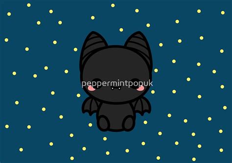 Cute Spooky Bat By Peppermintpopuk Redbubble