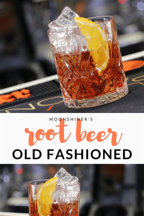 The alcohol itself takes on the flavor of the other ingredients masking the true alcohol content. Moonshiner's Root Beer Old Fashioned Cocktail - Barrel ...