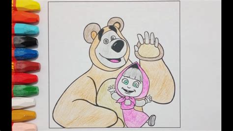 Mewarnai masha dari serial kartun masha and the bear. Mewarnai Gambar MASHA AND BEAR - YouTube
