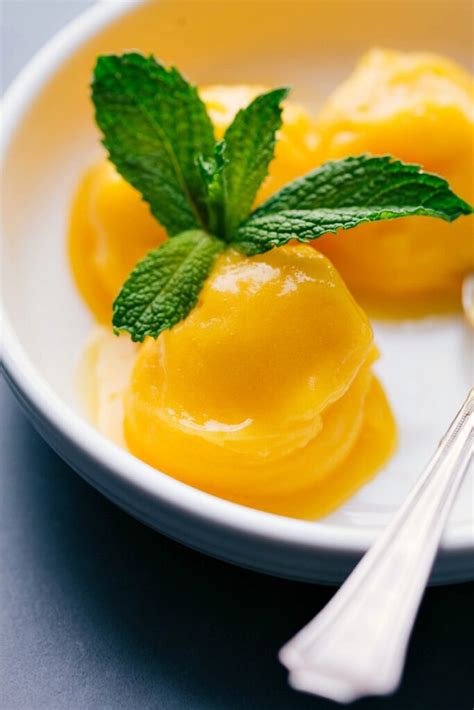 Mango Sorbet Creamy Not Icy Chelseas Messy Apron