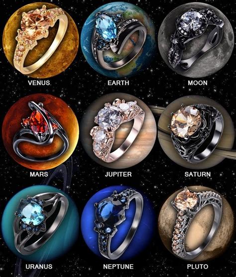 The 9 Planets Rings Onejob