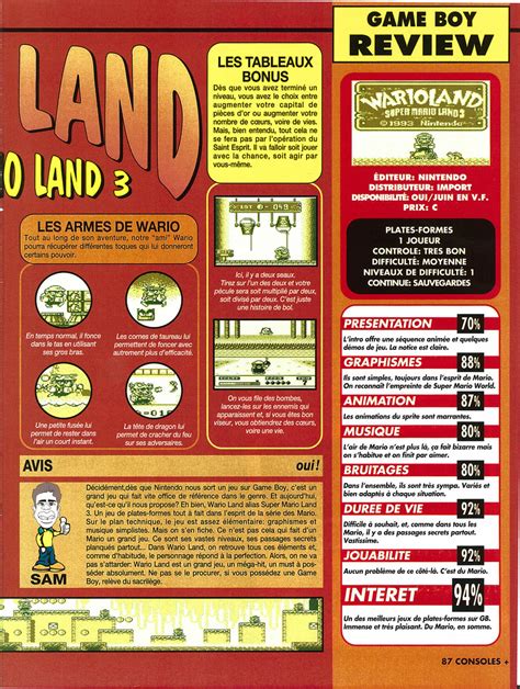Wario Land Super Mario Land 3 02 Albums Des Jeux Romstation