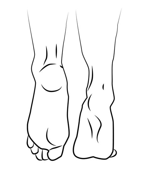 Digital Illustration Of Feet This Art Print Is A Line Etsy In 2021