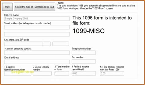 Save or instantly send your ready documents. Printable 1096 Form 2016 - Form : Resume Examples #BpV5yNaV1Z