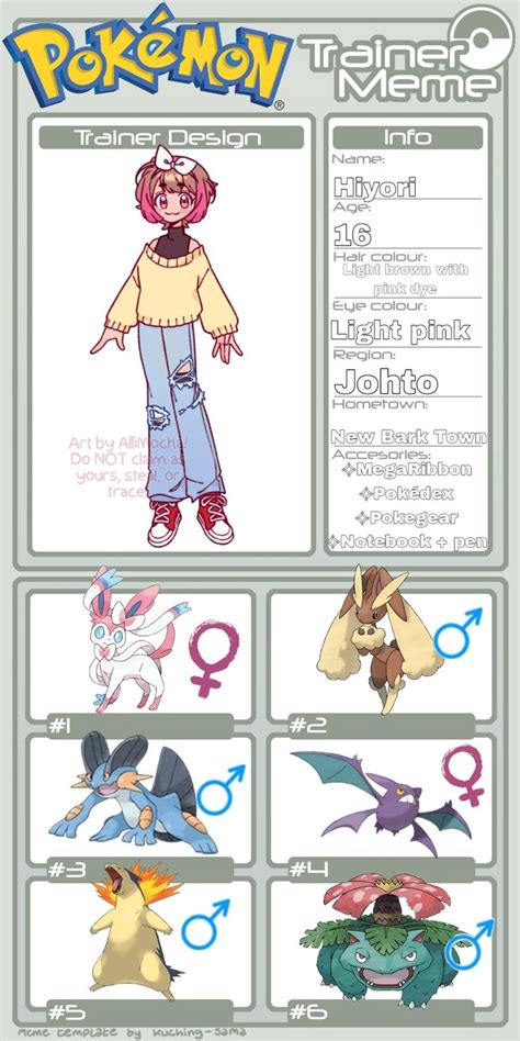 The Pokemon Character Sheet Is Shown In This Image