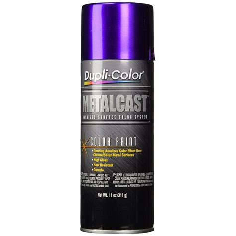 Use ''sand'' that is made specifically for this kind of project. Duplicolor MC204 Metal Cast Purple Anodized Spray Paint ...