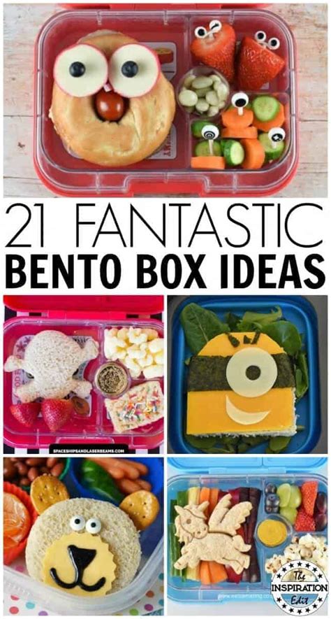 22 Fun Bento Lunchbox Ideas For Kids · The Inspiration Edit