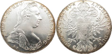 Österreich 1 Taler 1780 Sf Maria Theresia Taler Nachprägung Stgl Ma