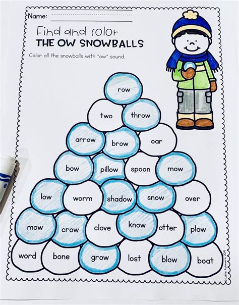 Oa Vowel Team Worksheets