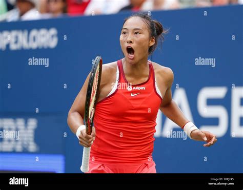 New York USA 4th September 2023 Chinese Tennis Player Qinwen Zheng