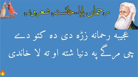 Pashto Rahman Baba Best Sad Poetrypashto Poetrypashto Ghazal By