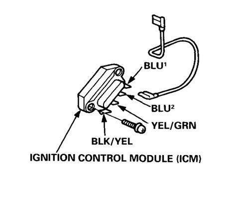 What's missing above is how the blk/yel, yel/grn, and blu wires pin to the 8p connector and 2p connector (not shown). 1994 Accord Ex 2.2 Vtec Ignition Module Wiring Issue - Honda Accord Forum - Honda Accord ...