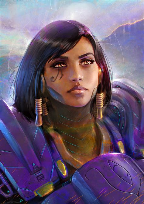 Pharah Overwatch Portrait By Oliver Wetter