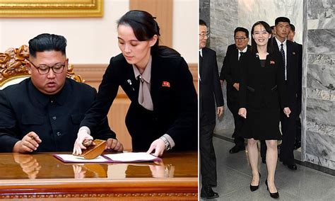 Kim Jong Uns Sister Disappears From Public View Daily Mail Online