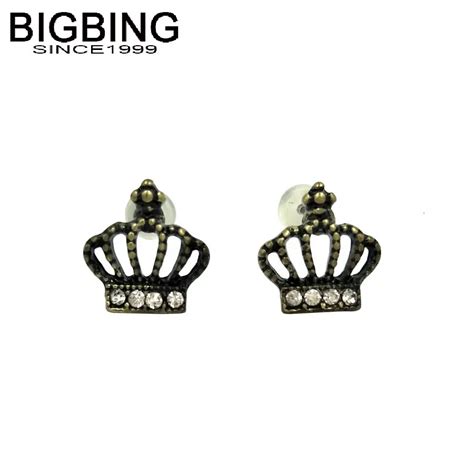 Aliexpress Com Buy Bigbing Jewelry Fashion Crystal Golden Retro Crown