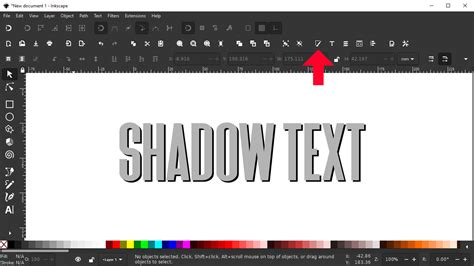How To Make Shadow Text In Inkscape Step Tutorial