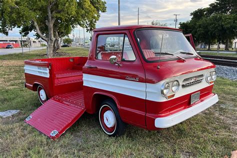 1961 Chevrolet Corvair 95 Rampside Pickup 4 Speed For Sale On Bat