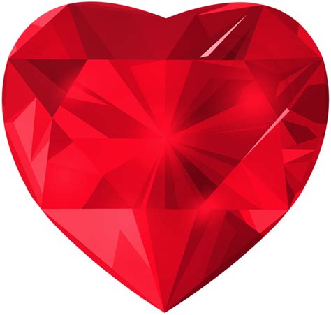 Crystal Heart Red Png Clipart Gallery Yopriceville High Quality