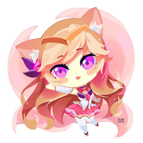 Ahri Star Guardian Chibi By Clausketch On Deviantart