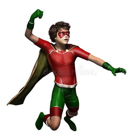 Super Hero Boy 2 Stock Illustration Illustration Of Running 39130317