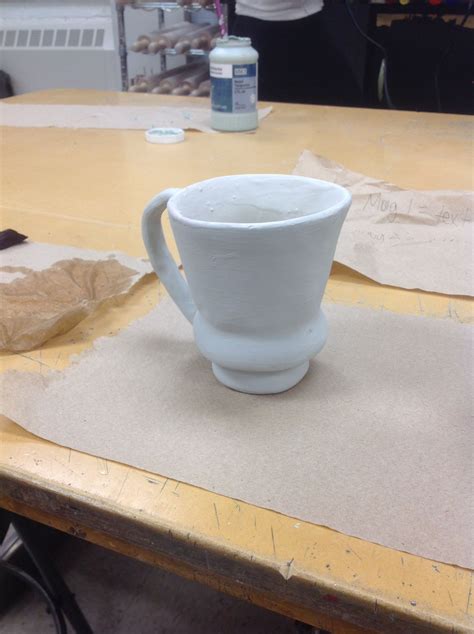 Second Mug In Process Of Glazing Mugs Tableware Glassware