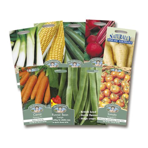 Fothergills Favourite Vegetable Seed Collection From Mr Fothergills Seeds And Plants
