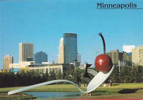 Giant Spoon And Cherry Minneapolis Sculpture Garden Minneapolis