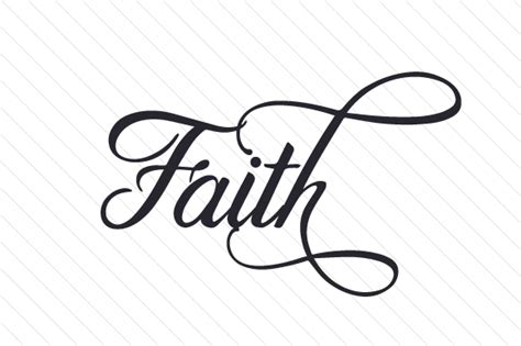Faith Svg Cut File By Creative Fabrica Crafts · Creative Fabrica