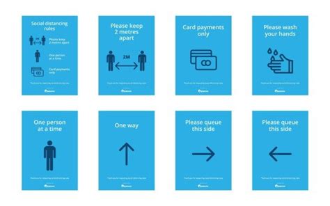 Free Printable Social Distancing Signs Epos Now