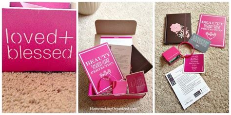 Loved And Blessed Encouragement Box Review And Giveaway Box Homemaking Organized