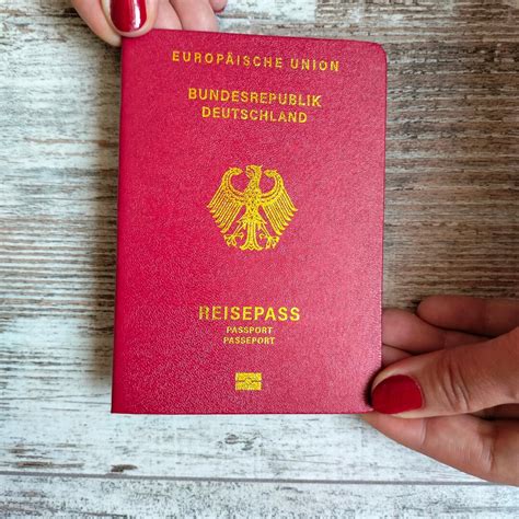 German Passport Proporiginal Size Notebook In The Form Of German Passport Pretend Germany