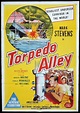 TORPEDO ALLEY Original One sheet Movie Poster MARK STEVENS Submarine ...