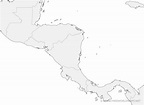 Map Of Central America Printable
