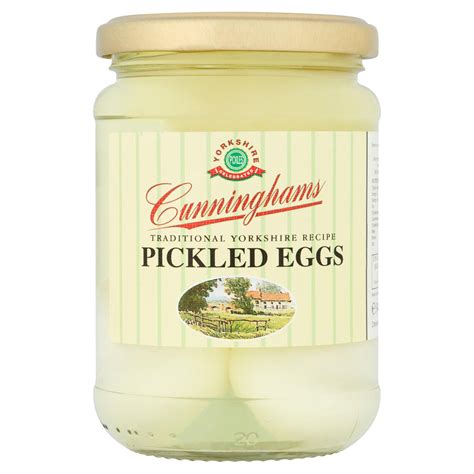 Cunninghams Pickled Eggs 340g Tinned Tomatoes And Vegetables Iceland