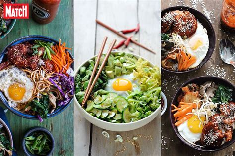 10 Recettes De Bibimbap Repérées Sur Pinterest Bibimbap Recette