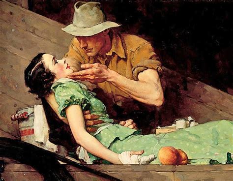 Norman Rockwell The Peach Crop American Magazine 1935 Norman Rockwell