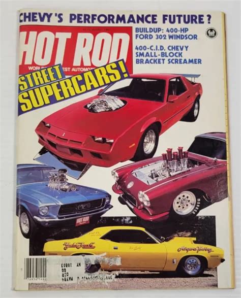 Pv Hot Rod Magazine October Volume Issue Chevrolet Ford
