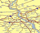 Area Map of Harrisburg