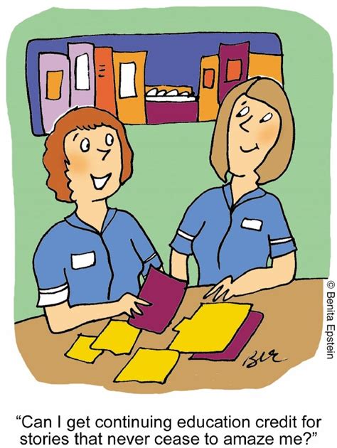 nurse cartoons continuing education scrubs the leading lifestyle nursing magazine