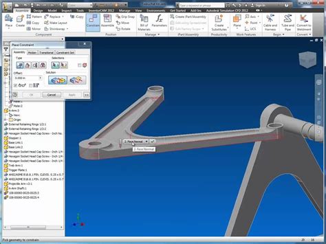 Autodesk Inventor 2012 Assembly Constraints Autodesk Inventor