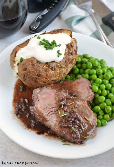 Follow the recipe but don't add the glaze until after roasting. Roasted Beef Tenderloin with Red Wine Demi-Glace - Kitchen ...