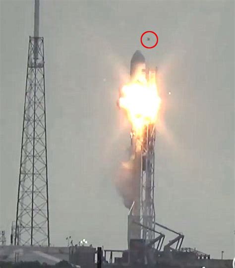 Spacex Rocket Attacked Shock Claims Drone Hit Elon Musks Falcon 9