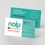 Single Sided Business Card Template